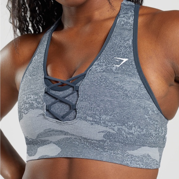 Gymshark ADAPT CAMO SEAMLESS SPORTS BRA - Black Friday! 🧨 - Picture 3 of 6